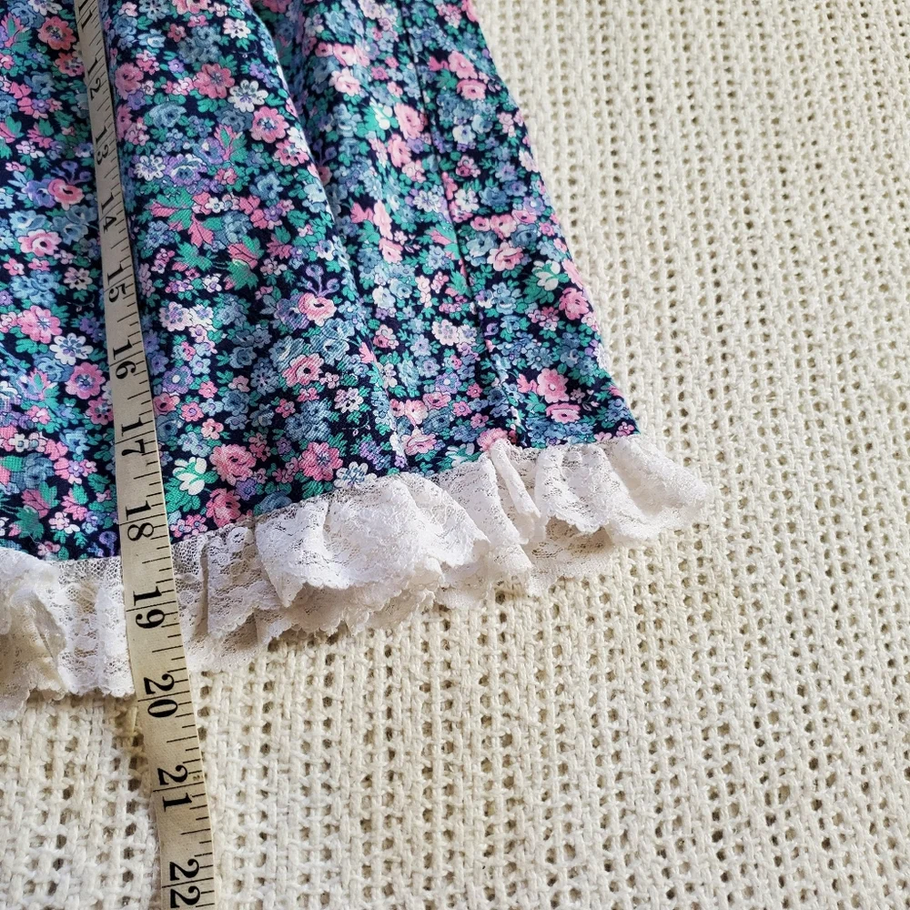 Vintage Baby Girls Dress Youth Size 3T Rare Editions Floral USA Union Made - Picture 7 of 7